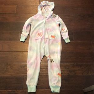 Little girl zip up nightwear (XS 4/5)